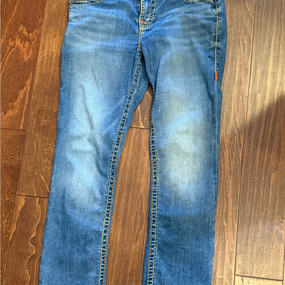 True Religion Billie Faded Blue Slim Jeans